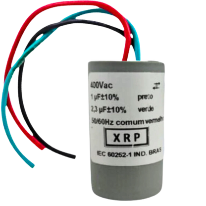 Capacitor De Partida 1,3uF+2,3uF 400V (3Fios)