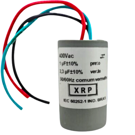 Capacitor De Partida 1,3uF+2,3uF 400V (3Fios)