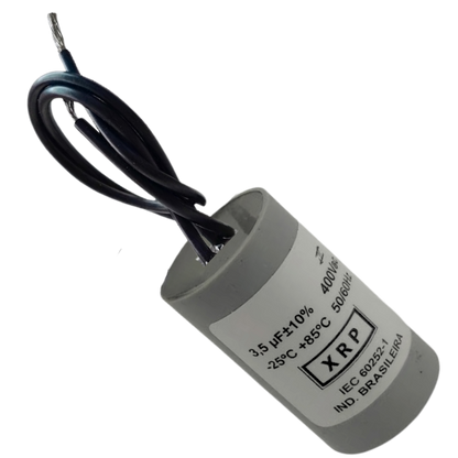 Capacitor De Partida 3,5uF 400V 24x46mm (2Fios)