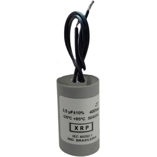 Capacitor De Partida 3,5uF 400V 24x46mm (2Fios)