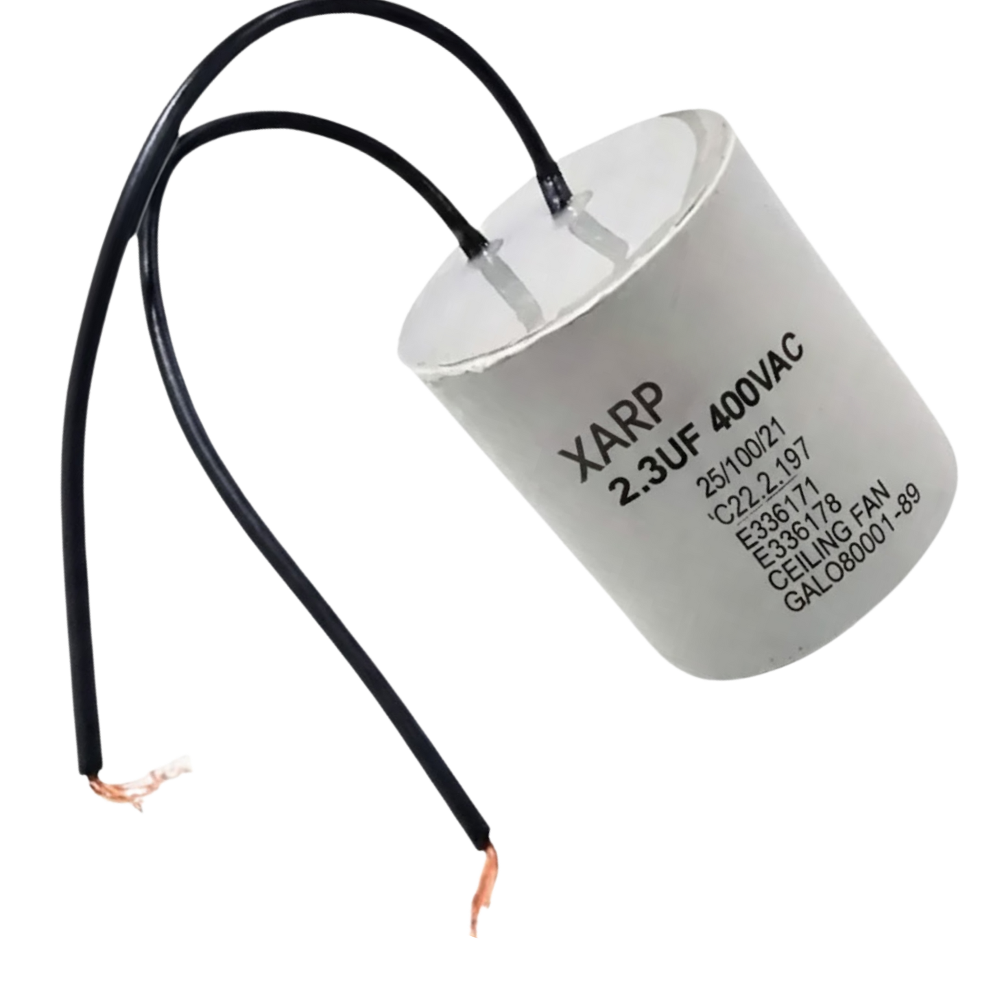 Capacitor De Partida 2,3uF 400V 24x46mm (2Fios)