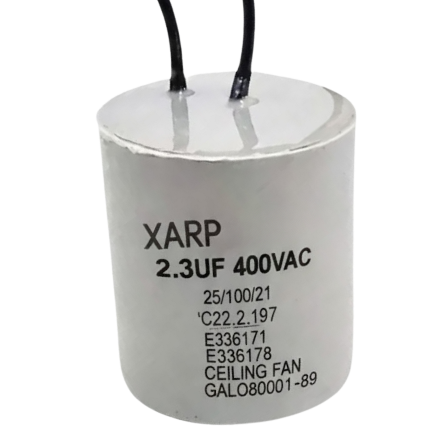 Capacitor De Partida 2,3uF 400V 24x46mm (2Fios)