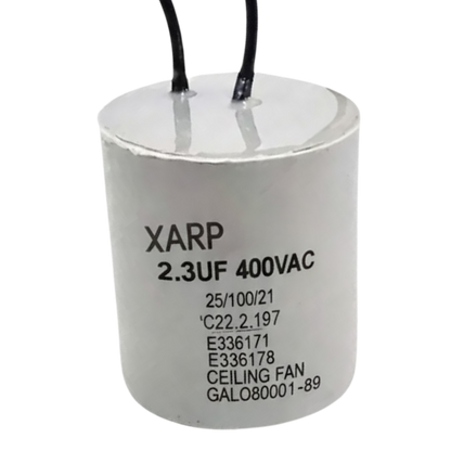 Capacitor De Partida 2,3uF 400V 24x46mm (2Fios)