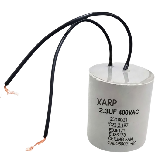 Capacitor De Partida 2,3uF 400V 24x46mm (2Fios)