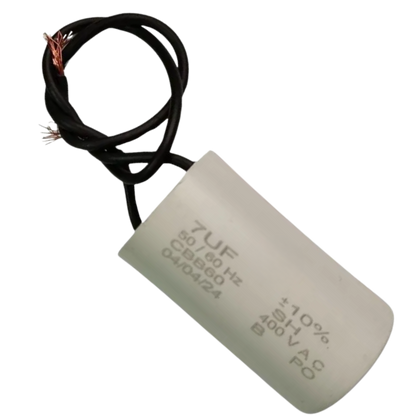 Capacitor De Partida 7uF 400V 27x45mm (2Fios)