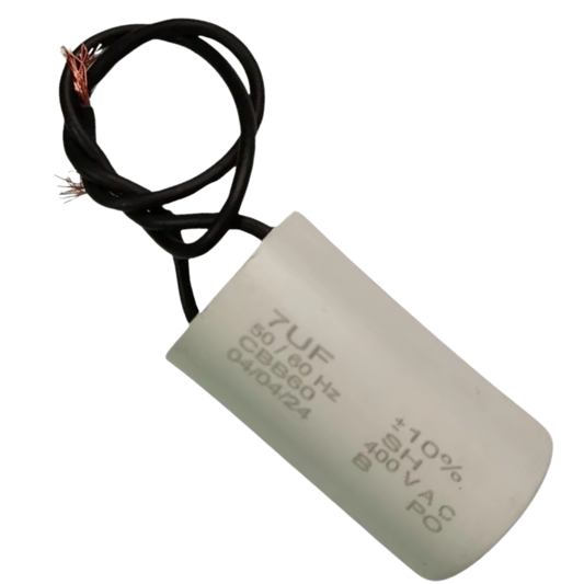 Capacitor De Partida 7uF 400V 27x45mm (2Fios)