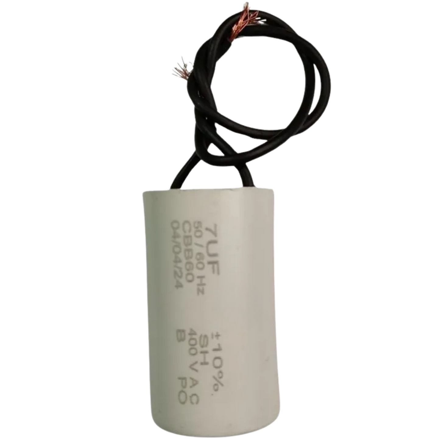 Capacitor De Partida 7uF 400V 27x45mm (2Fios)