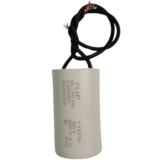 Capacitor De Partida 7uF 400V 27x45mm (2Fios)