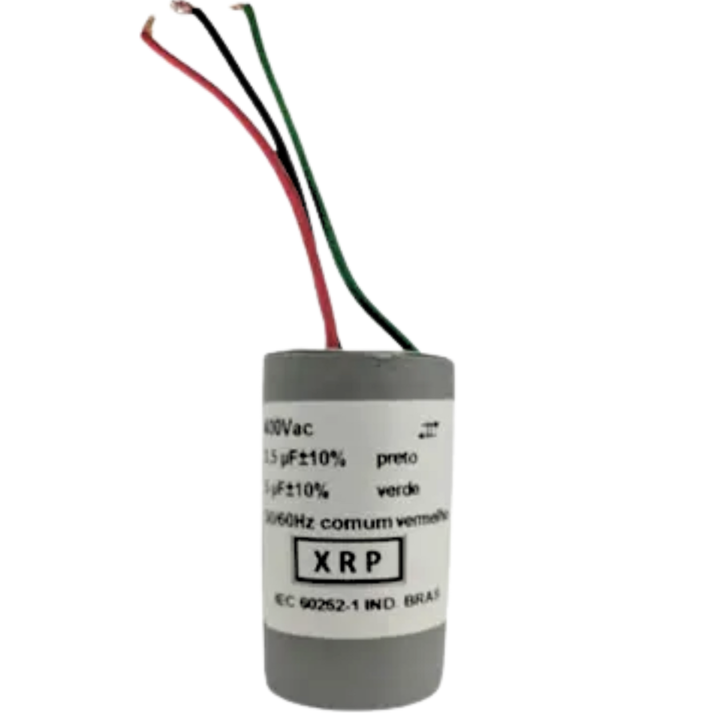 Capacitor De Partida 3,5uF+5uF 400V 27x47mm (3Fios)