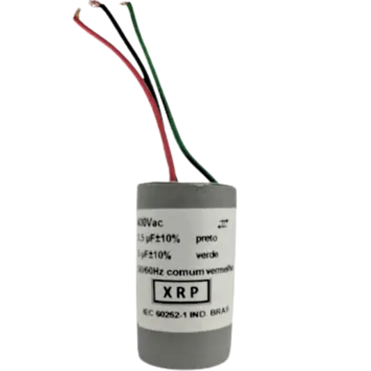 Capacitor De Partida 3,5uF+5uF 400V 27x47mm (3Fios)