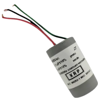 Capacitor De Partida 3,5uF+5uF 400V 27x47mm (3Fios)