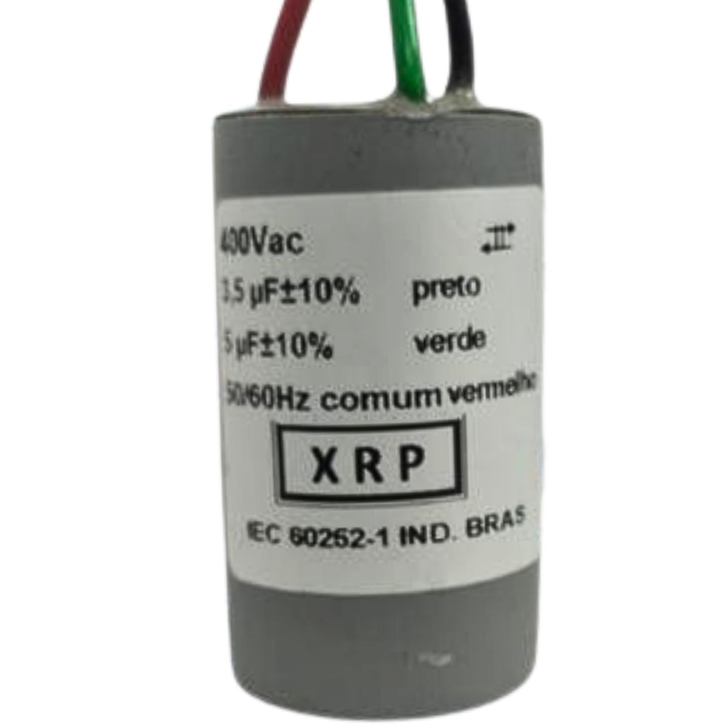 Capacitor De Partida 3,5uF+5uF 400V 27x47mm (3Fios)