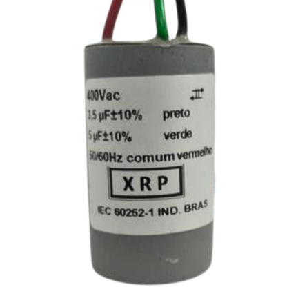 Capacitor De Partida 3,5uF+5uF 400V 27x47mm (3Fios)