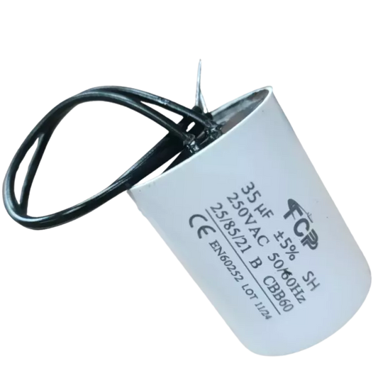 Capacitor De Partida 35uF 250V 37x48mm (2Fios)