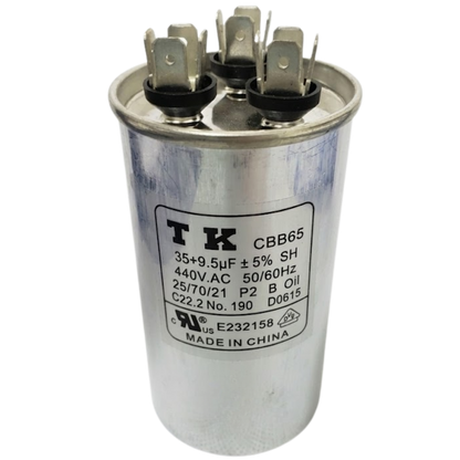 Capacitor De Partida 35uF+9,5uF 440V 50x105mm (Fast-on)