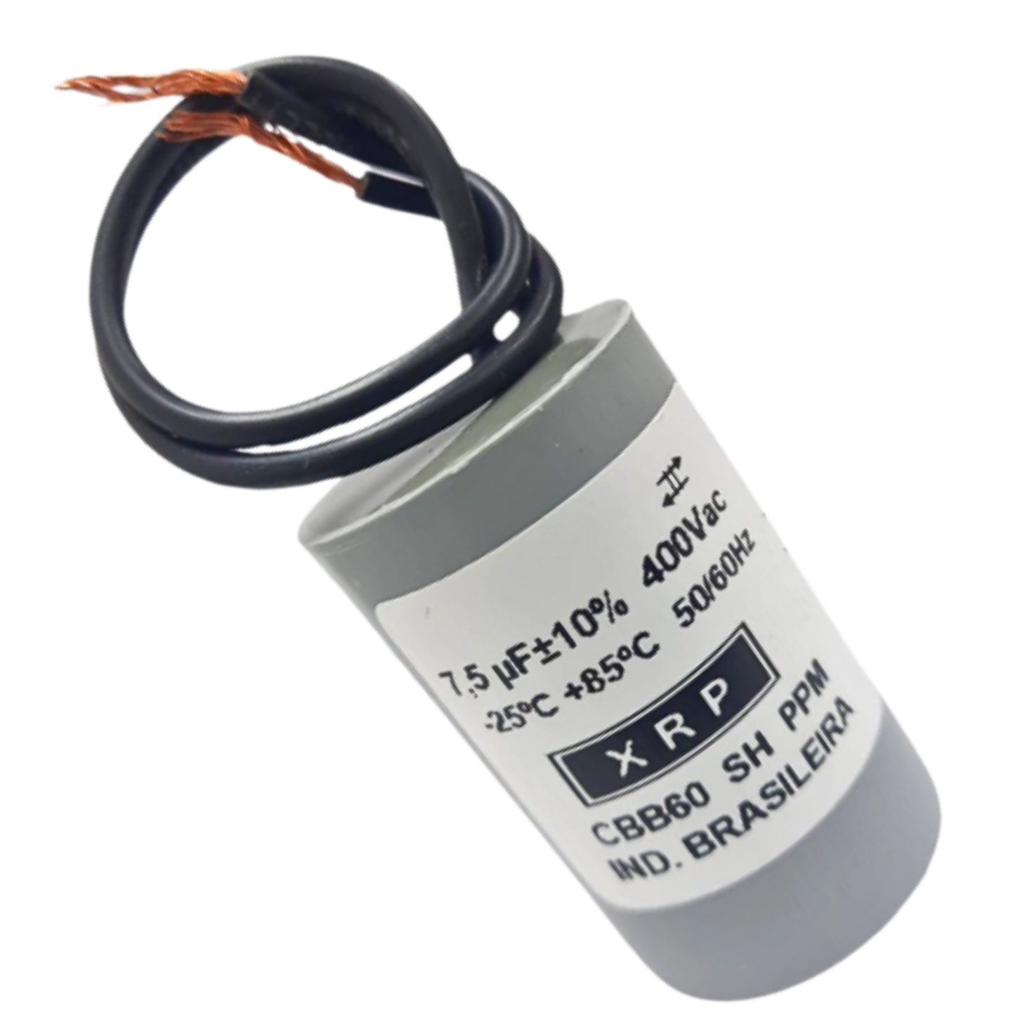 Capacitor De Partida 7,5uF 400V 34x47mm (2Fios)
