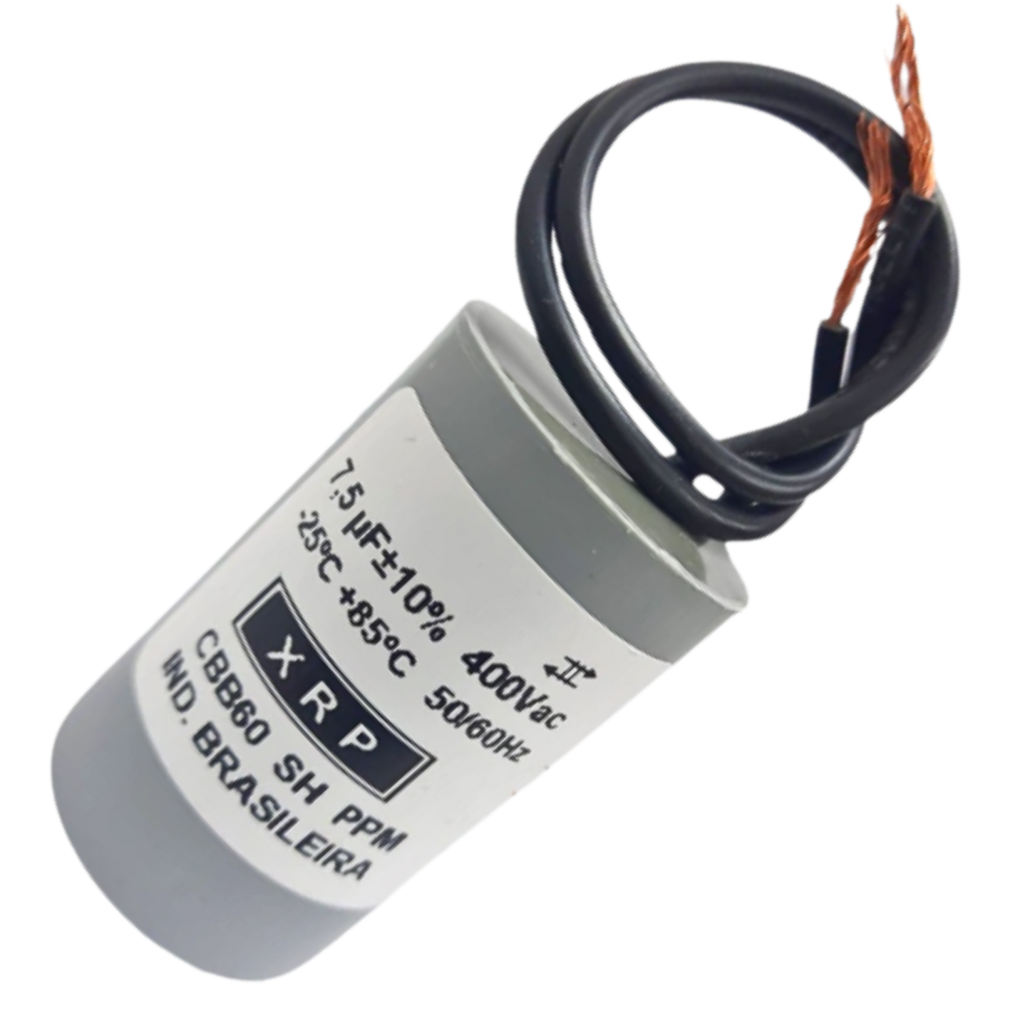 Capacitor De Partida 7,5uF 400V 34x47mm (2Fios)