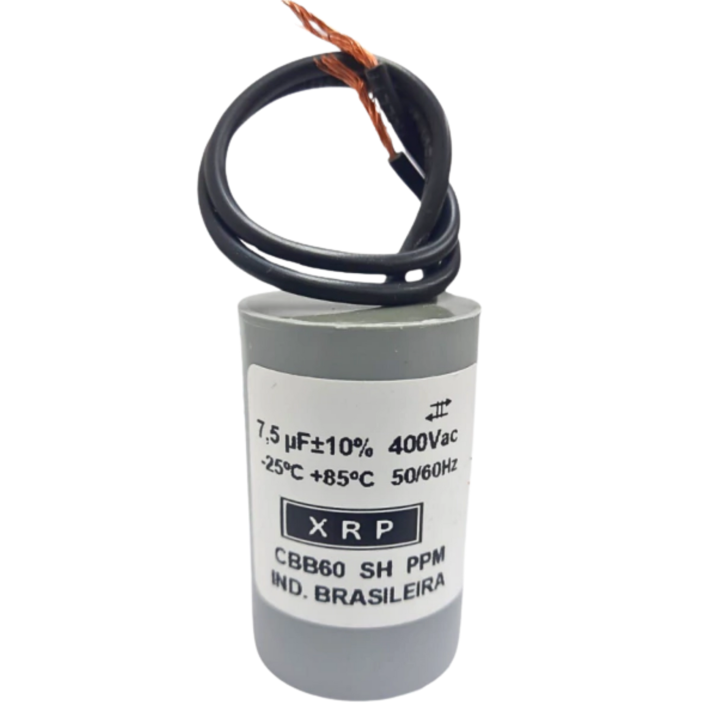 Capacitor De Partida 7,5uF 400V 34x47mm (2Fios)