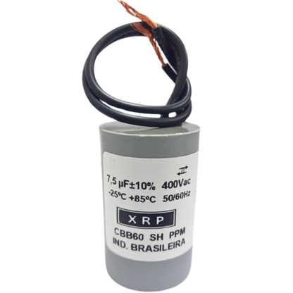 Capacitor De Partida 7,5uF 400V 34x47mm (2Fios)