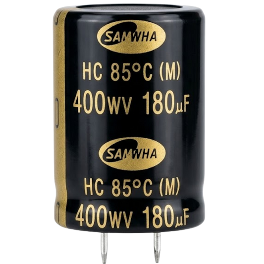 Capacitor Eletrolítico Snap-in 180uF 400V 25x35mm