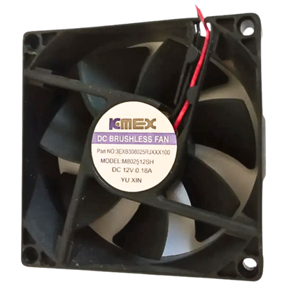 Microventilador M802512SH 12VDC 0,18A 80x80x25mm