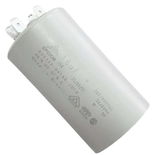Capacitor De Partida 16uF 380/400V 40x70mm (Fast-on)