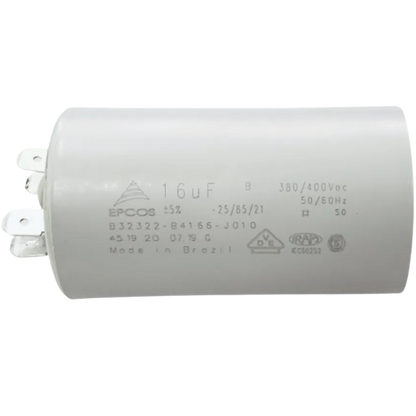 Capacitor De Partida 16uF 380/400V 40x70mm (Fast-on)