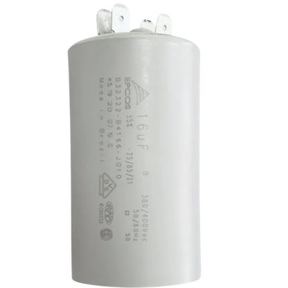 Capacitor De Partida 16uF 380/400V 40x70mm (Fast-on)