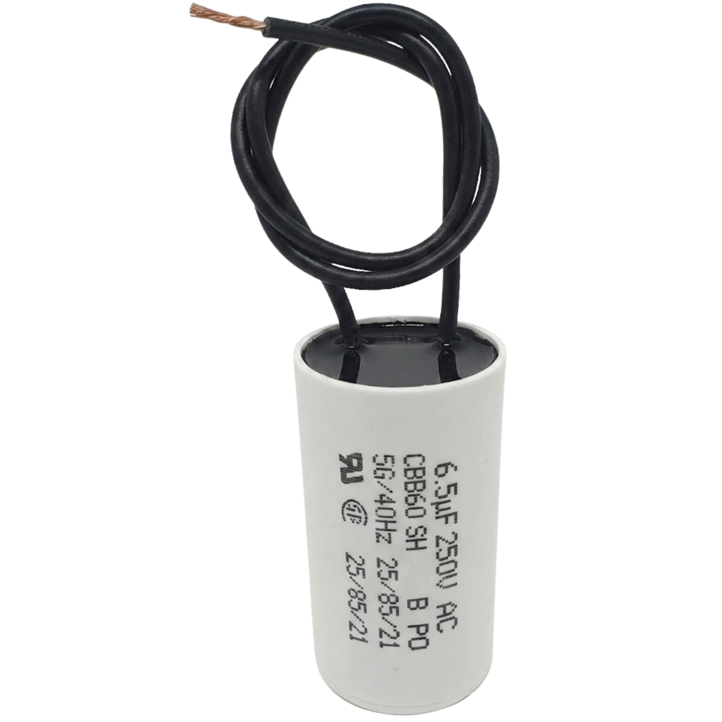 Capacitor De Partida 6,5uF 250V 27x47mm (2Fios)