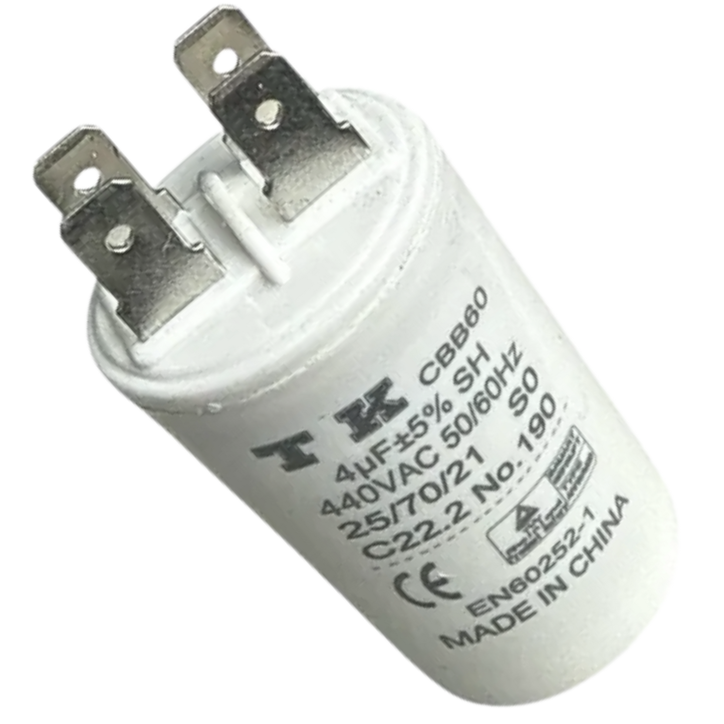 Capacitor De Partida 4uF 440V 30x50mm (Fast-on)