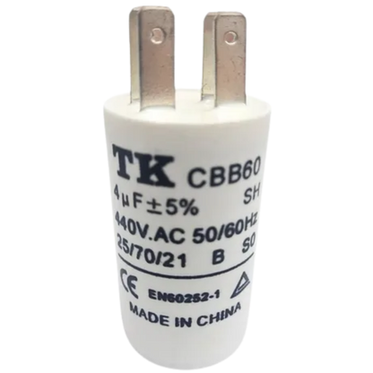 Capacitor De Partida 4uF 440V 30x50mm (Fast-on)