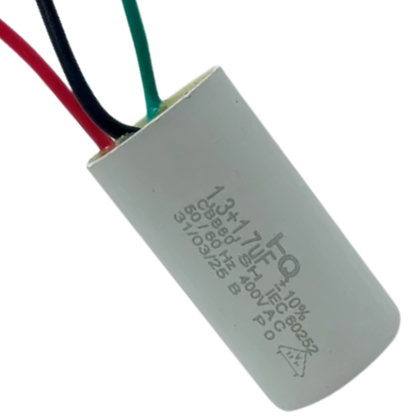 Capacitor De Partida 1,3uF+1,7uF 400V 25x47mm (3Fios)