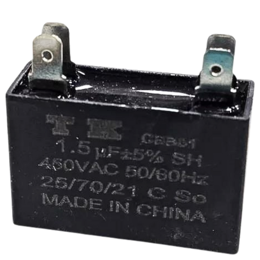 Capacitor De Partida CBB61 1,5uF 450V (Fast-on)