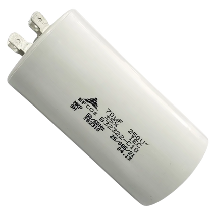 Capacitor De Partida 70uF 250V 50x95mm (Fast-on)