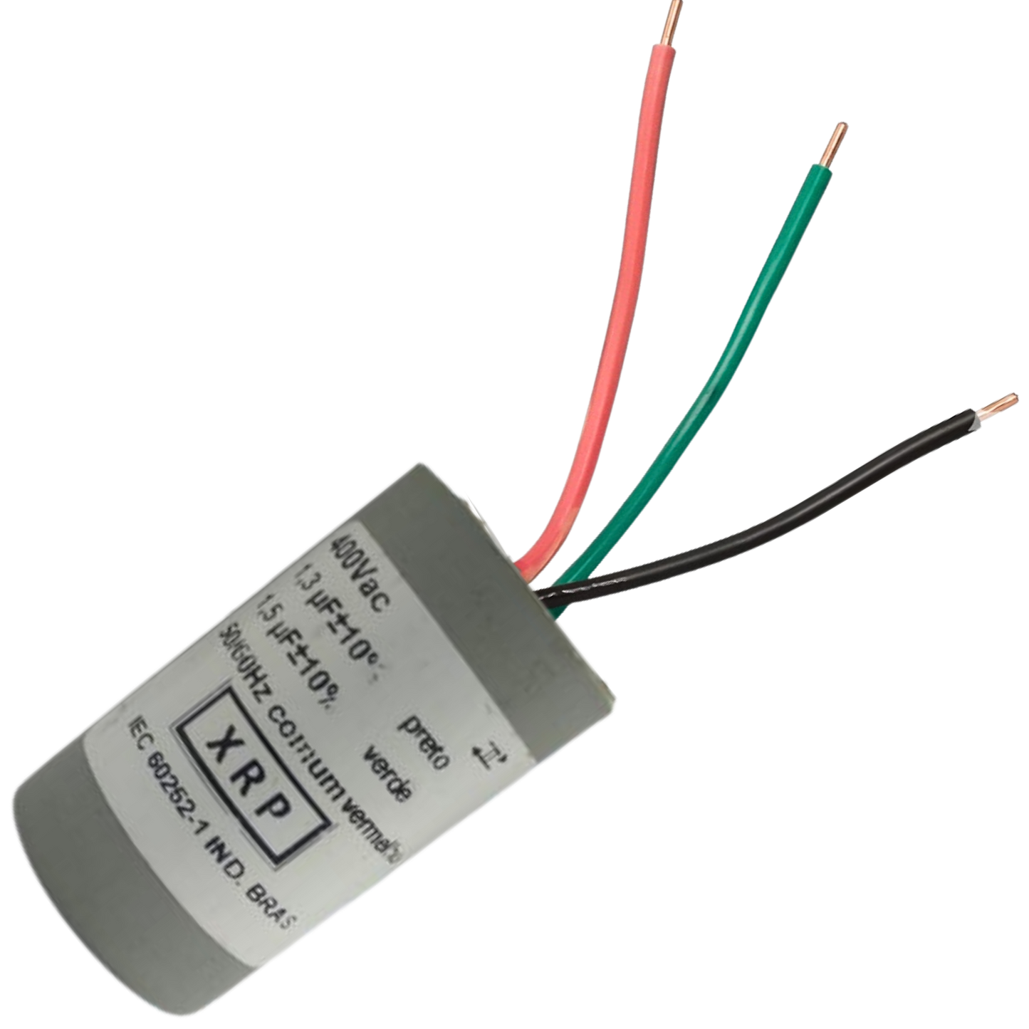 Capacitor De Partida 1,3uF+1,5uF 400V 27x47mm (3Fios)