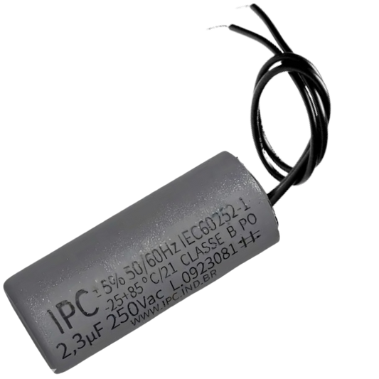 Capacitor De Partida 2,3uF 250V 24x46mm (2Fios)
