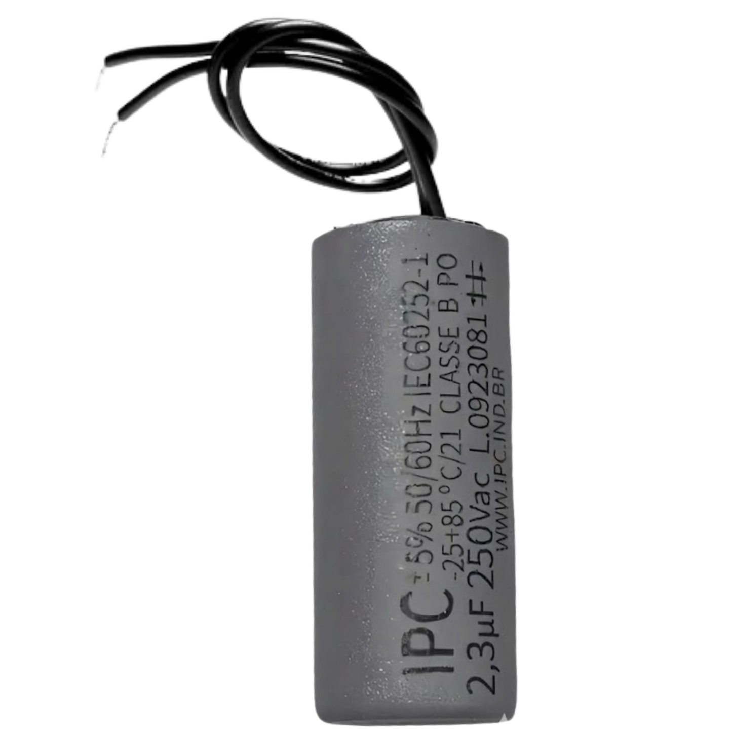Capacitor De Partida 2,3uF 250V 24x46mm (2Fios)