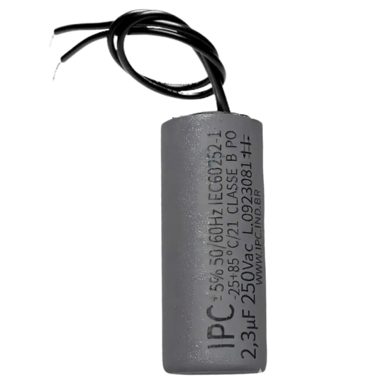 Capacitor De Partida 2,3uF 250V 24x46mm (2Fios)
