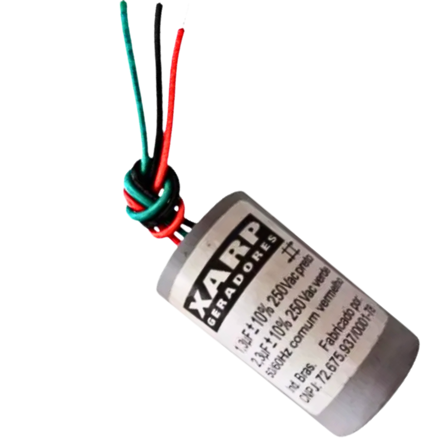 Capacitor De Partida 1,3uF+2,3uF 250V (3Fios)