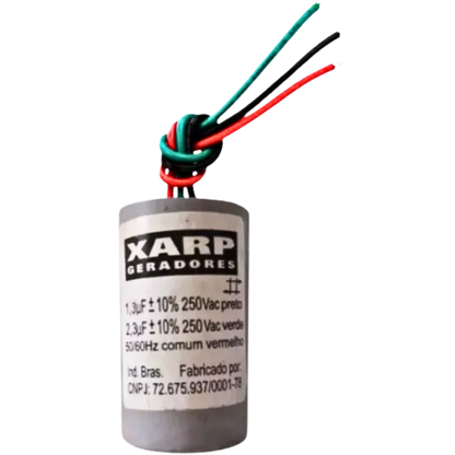 Capacitor De Partida 1,3uF+2,3uF 250V (3Fios)