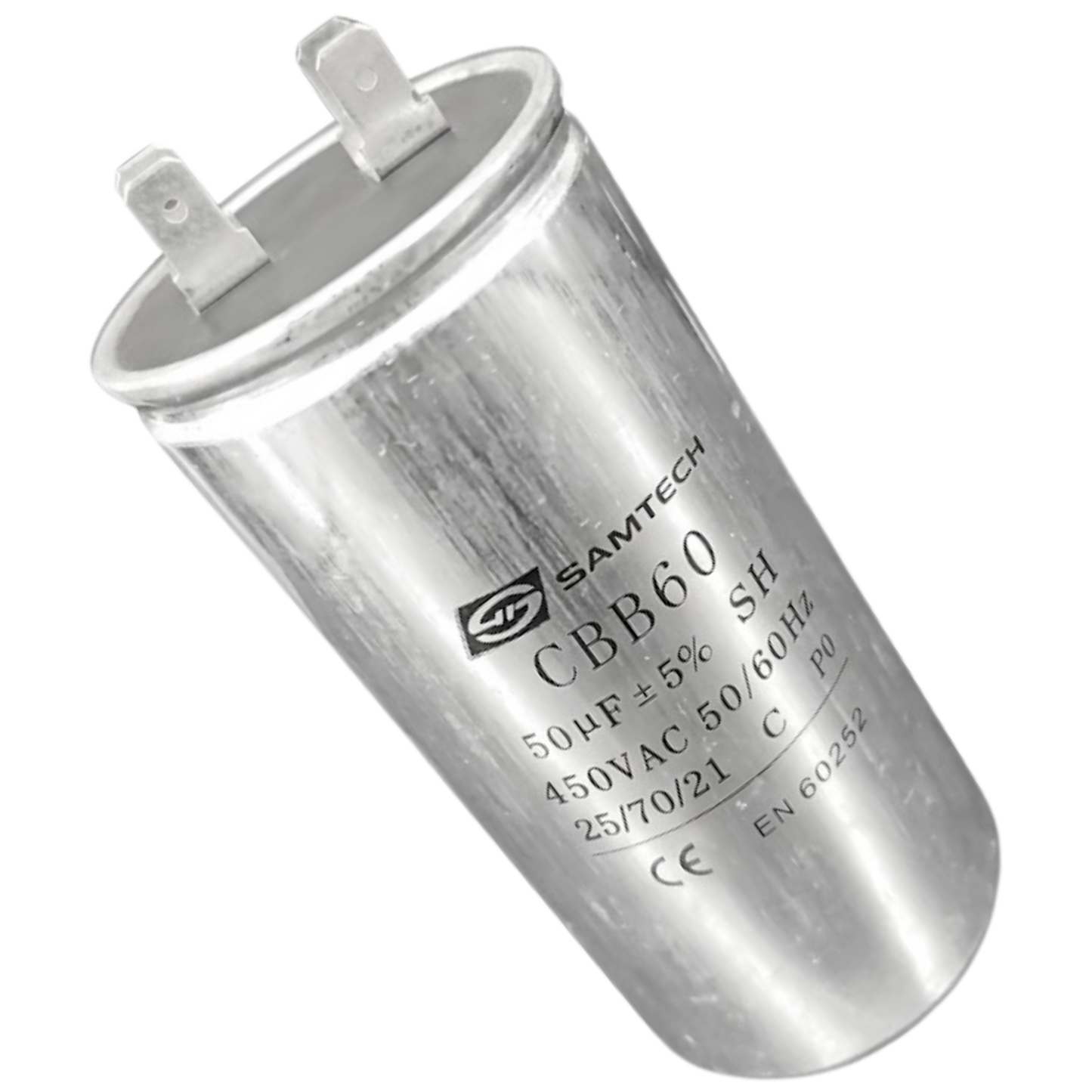 Capacitor De Partida 50uF 450V 50x103mm (Fast-on)