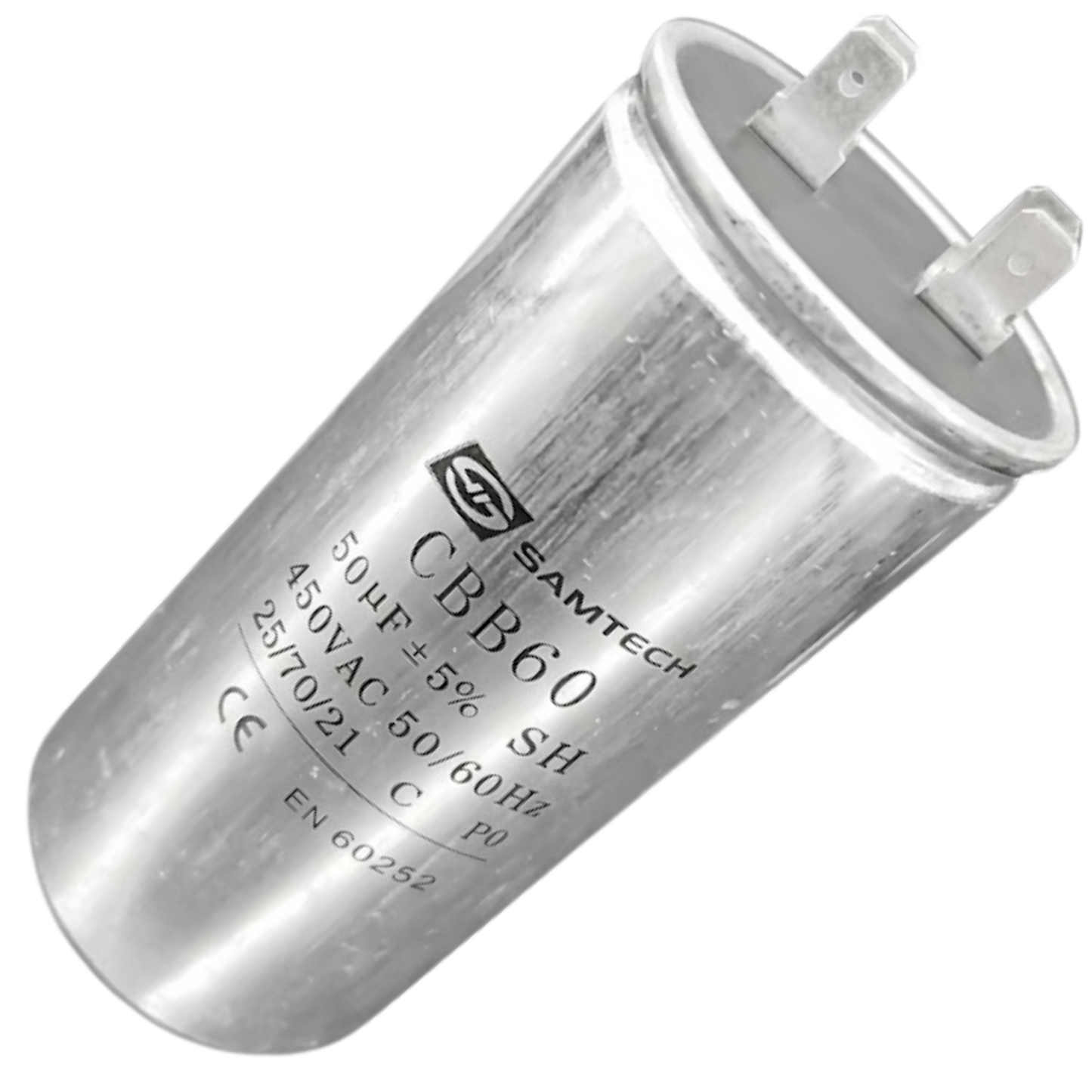 Capacitor De Partida 50uF 450V 50x103mm (Fast-on)