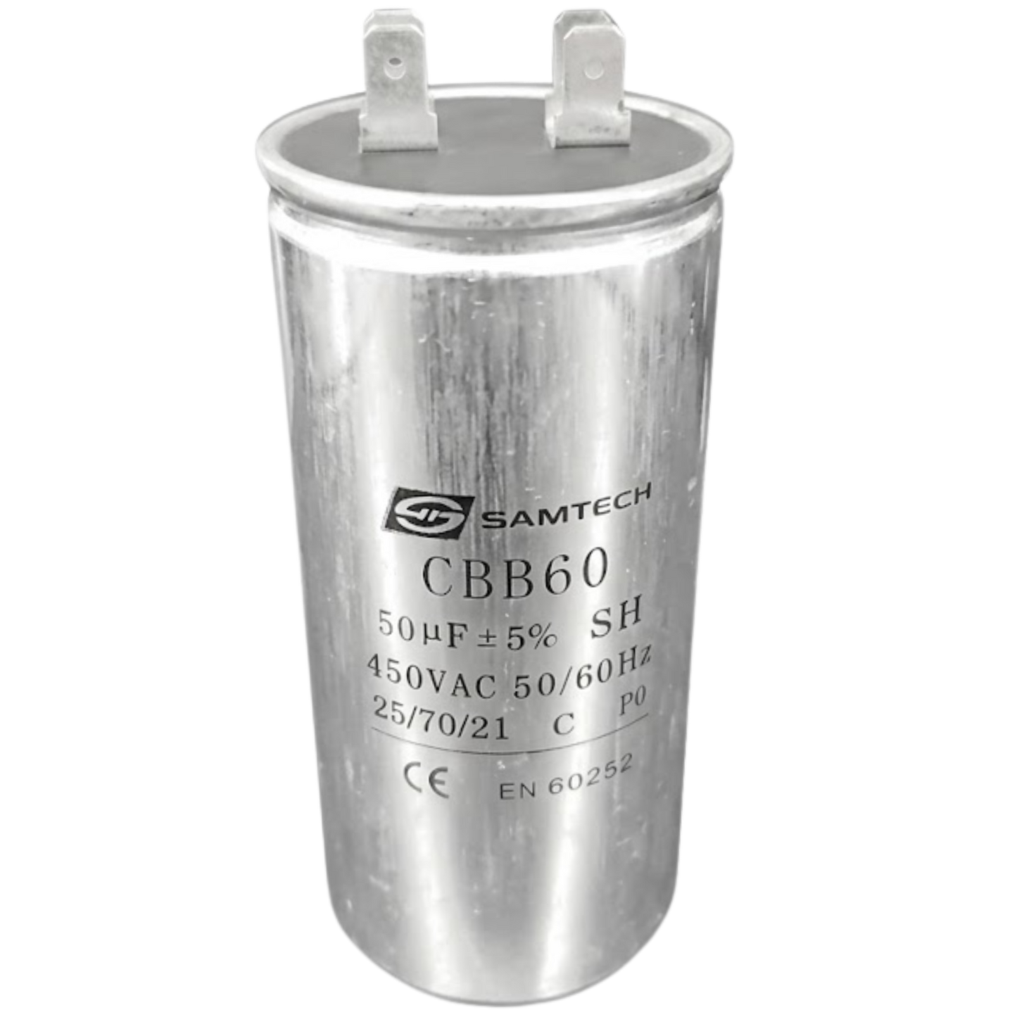 Capacitor De Partida 50uF 450V 50x103mm (Fast-on)