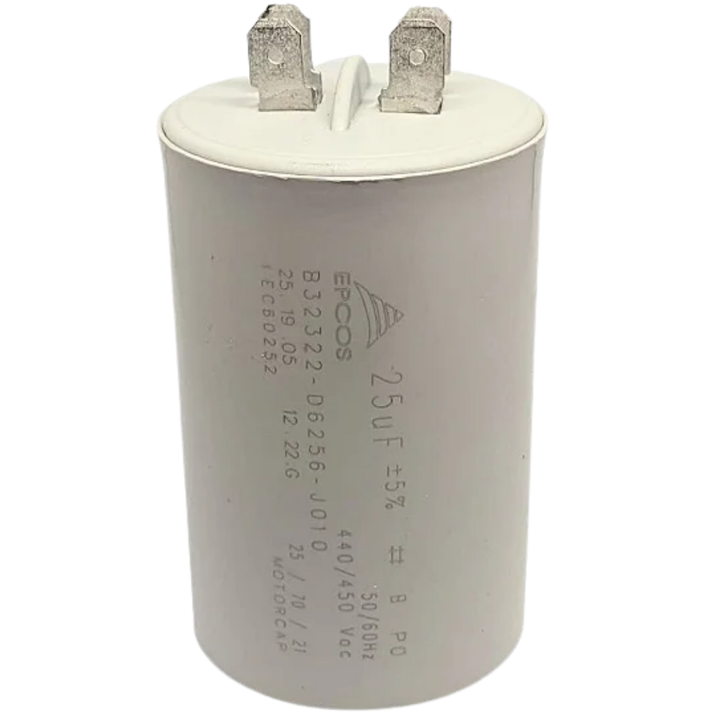 Capacitor De Partida 25uF 450V 45x72mm (Fast-on)