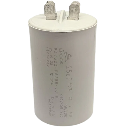 Capacitor De Partida 25uF 450V 45x72mm (Fast-on)