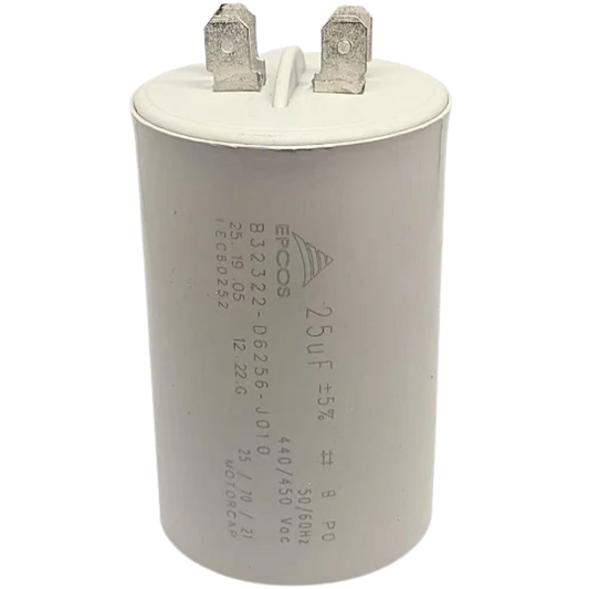 Capacitor De Partida 25uF 450V 45x72mm (Fast-on)