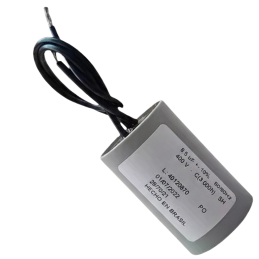 Capacitor De Partida 8,5uF 400V 30x46mm (2Fios)