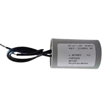 Capacitor De Partida 8,5uF 400V 30x46mm (2Fios)