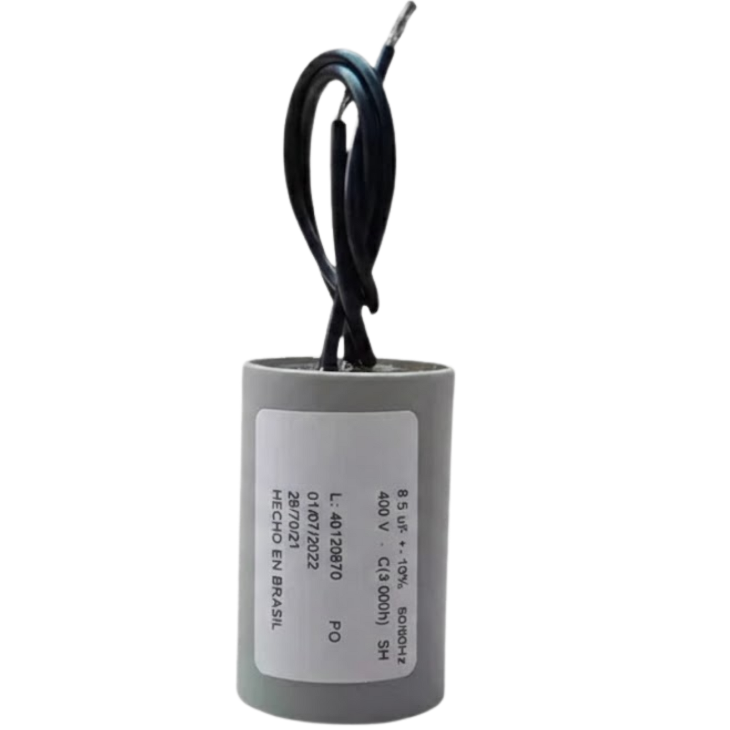 Capacitor De Partida 8,5uF 400V 30x46mm (2Fios)