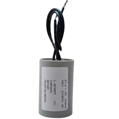 Capacitor De Partida 8,5uF 400V 30x46mm (2Fios)
